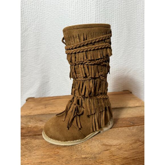 Joyfolie Mia Joy Riley Boots in Pecan Little Girl’s Size 6 - Picture 1 of 6